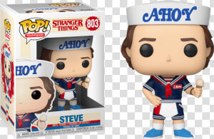 Sailor Steve Vinyl Us Exclusive Pop Pop Vinyl Stranger   Stranger Things Pop Figure  HD Png Download