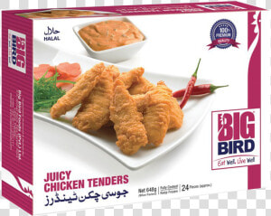 Big Bird Juicy Chicken Tenders 648 Gm   Big Bird Food Pvt Ltd  HD Png Download