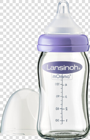 Baby Bottles Lansinoh Feeding Bottle Lansinoh Momma   Lansinoh  HD Png Download