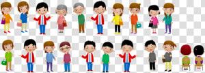 People  Man  Women  Grandma  Grandpa   Man People Cartoon Png  Transparent Png