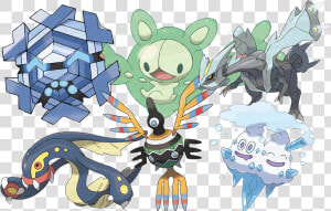 Image   Ice Type Pokemon Unova  HD Png Download