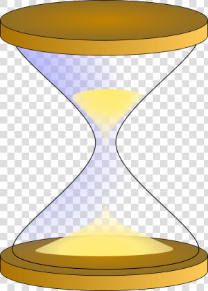 Hourglass Clipart Yellow   Sand Glass Clip Art  HD Png Download