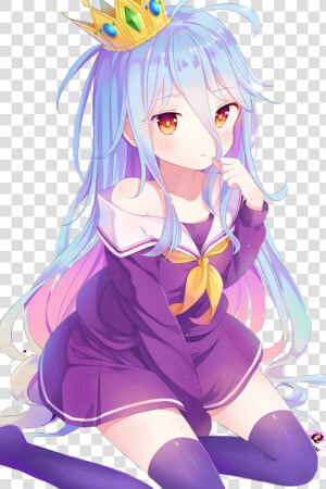  nogamenolife  lolita  lolis  anime  animegirl  animekawaii   Fanart No Game No Life Shiro  HD Png Download