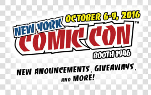 New York Comic Con  HD Png Download