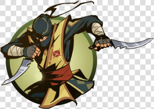 Ninja Man Knives   Ниндзя Shadow Fight 2  HD Png Download