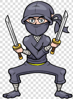 Ninja Clipart Belt   Desenho De Ninja Lutador  HD Png Download