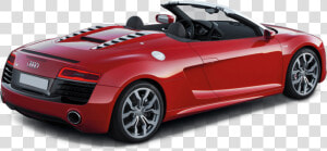 Audi R8 V8 Spyder Car Hire Rear View  HD Png Download