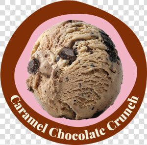 Caramel Choc Crunch   Caramel Chocolate Crunch Ice Cream  HD Png Download