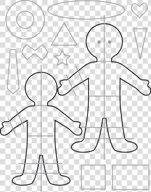 Paper Rag Doll Matryoshka Doll Pattern   Patron Para Hacer Muñecos  HD Png Download