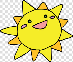 Sun Clipart Kawaii   Sun Chibi Transparent Background  HD Png Download