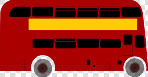 Bus Clipart Vector Clip Art Free Design   Double Decker Bus Animation  HD Png Download