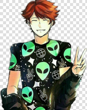  haikyuu  aobajohsai  oikawa  oikawatooru  tooruoikawa   Alien Oikawa Tooru Fanart  HD Png Download