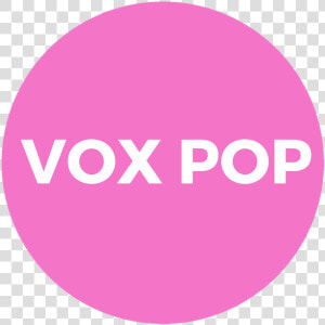 Vox Pop Branding Logo   Circle  HD Png Download