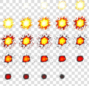 Attached Are Various Explosion Sprites Created With  HD Png Download