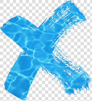  ftestickers  cross  brush  stroke  blue  water  4asno4i   Brush Water Stroke Png  Transparent Png