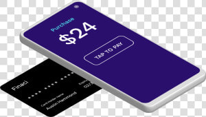 Phone Tapping Credit Card   Sign  HD Png Download