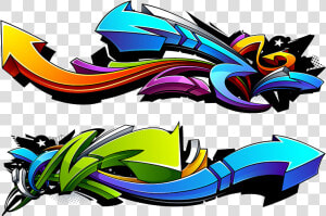 Graffiti Clipart Arrow   Graffiti Arrow Design  HD Png Download