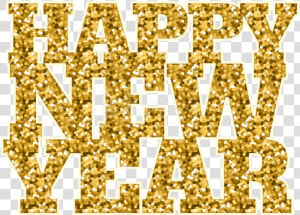 Happy New Year Gold Png   Motif  Transparent Png