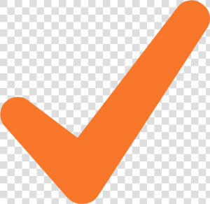 Checkmark   Check Orange Icon Png  Transparent Png