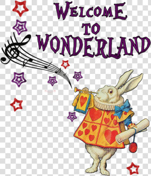 Transparent Alice In Wonderland Rabbit Png   Welcome To Alice In Wonderland  Png Download