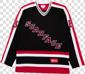 Supreme Scarface Hockey Jersey Scarface fw17   Scarface 1983 X Supreme  HD Png Download