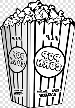 Clipart Of Kernel  Popcorn To And Popcorn About   Popcorn Stand Coloring Pages  HD Png Download