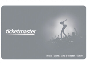 Ticketmaster Gift Card  HD Png Download