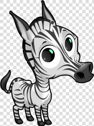 Zebra Cartoon Drawing Illustration Clipart   Png Download   Zebra Cartoon  Transparent Png