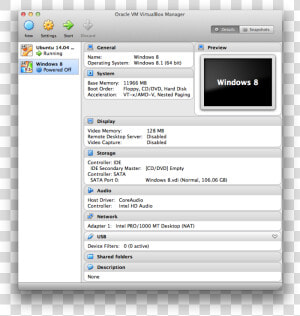 Windows8 Vbox Manager   Virtualbox 4 0  HD Png Download