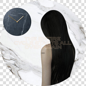 Marble Wall Clock   Wall Clock  HD Png Download