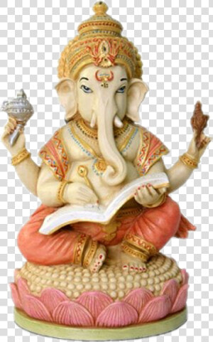 Hindu Gods   Png Download   Statue Of Ganesh Writing  Transparent Png