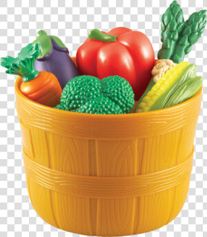 Transparent Verduras Png   Learning Resources Vegetable Basket  Png Download