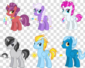 Thecheeseburger  Cute  Earth Pony  Female  Group  Male    Cartoon  HD Png Download