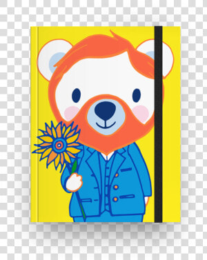 Caderno Vincent Bear Gogh De Nanda Corrêana  HD Png Download