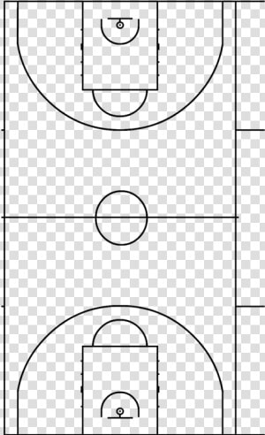 Basketball Court Png   Fiba Basketball Half Court  Transparent Png