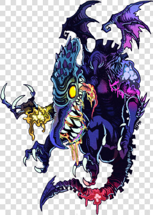 Neo Ridley   Ridley x Metroid Fusion   Metroid Ridley Concept Art  HD Png Download