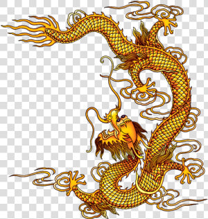 Chinese Dragon Painting   Chinese Dragon Png Transparent  Png Download