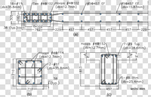 Cross Section Of Beam And Column  HD Png Download