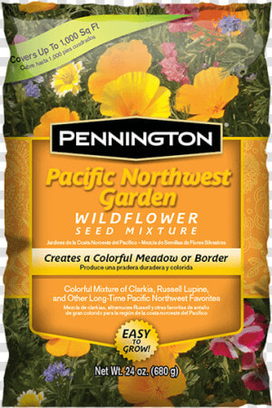 Pennington Pacific Northwest Garden Wildflower Mix   Verbena  HD Png Download