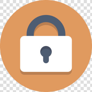 Circle Icons Locked   Lock Circle Icon  HD Png Download