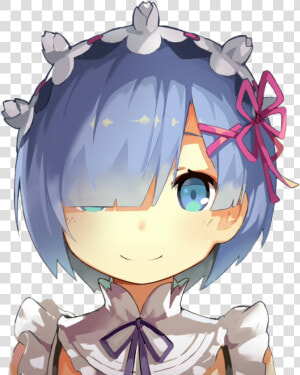  anime  rezero  rezerorem  rem  cuteanimegirl  girl   Rem Re Zero Avatar  HD Png Download