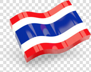 Glossy Wave Icon   Thailand Flag 3d Png  Transparent Png