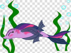 Fish And Seaweed Clipart Clipart Library Download   Twilight Sparkle Eyes Closed  HD Png Download