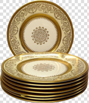 Gold Plate Png   Dinner Plate Set Png  Transparent Png