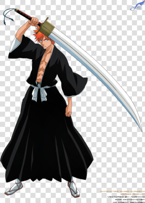 No Caption Provided   Ichigo Kurosaki First Zanpakuto  HD Png Download