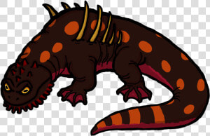 Also Have A Salamander Kaiju Without The Obscuring   Giant Salamander Kaiju  HD Png Download