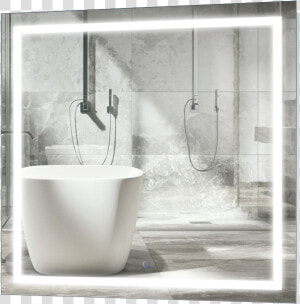 Large Img   White Grey Marble Bathroom Tiles  HD Png Download