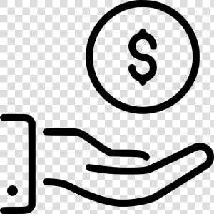 Hand Give Money   Good Deeds Symbol  HD Png Download