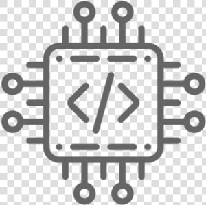 Embedded Device Body Wide   Artificial Intelligence Vector Icon  HD Png Download