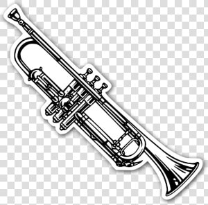 Cornet Trumpet Sticker   Trumpet Sticker Png  Transparent Png